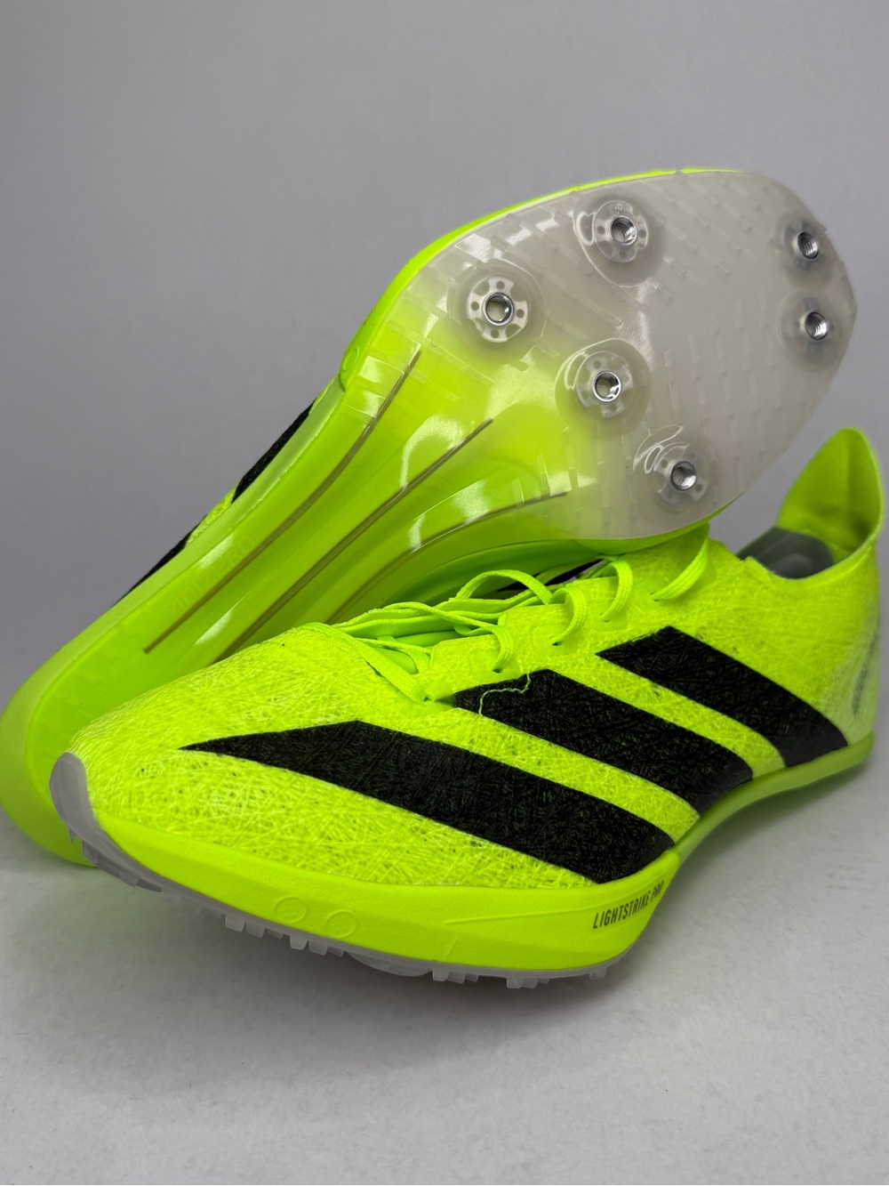 Adidas Adizero Prime SP 3 Strung Lucid Lemon Black Size 8.5 Mens, 9.5 Wmns